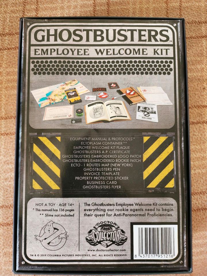 Ghostbusters Employee Welcome Kit Film Gadgets Doctor Collector E in Künzelsau