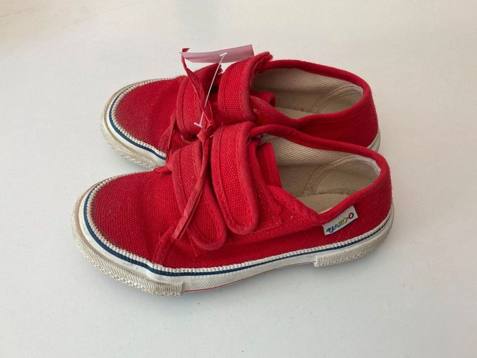 rote Sneaker von Jako-o, Unisex, mit Klettverschlüssen, Gr.25 in Stuttgart