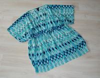 H&M - Shirt Strand Tunika grün blau dünn luftig - Gr. 44 / XXL Niedersachsen - Oyten Vorschau