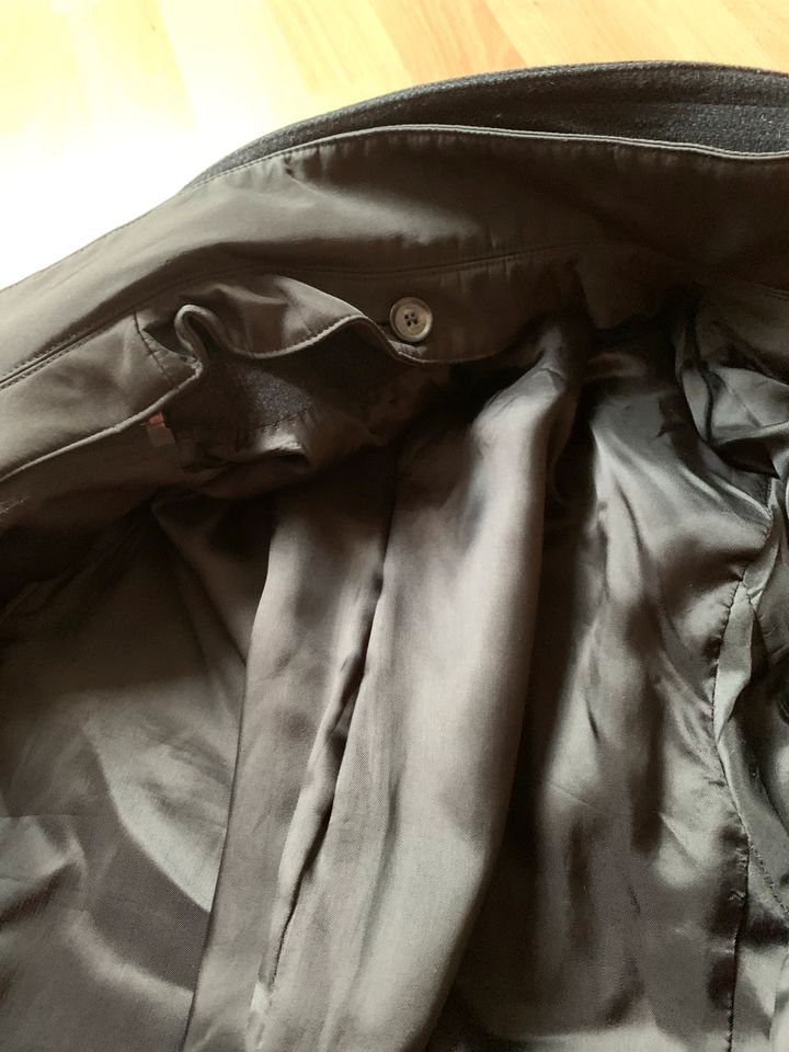Engbers Herrenmantel Größe 48 schwarz S Business Anzug Jacke in Viernheim