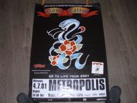 Rar Rose Tattoo Konzert Plakat "25 to Life" Tour München 4.7.2001 Kr. Dachau - Dachau Vorschau