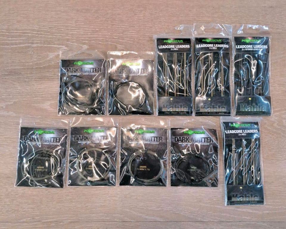 10 Packungen - Div. Korda Dark Matter Leaders Helicopter Rigs NEU in Bad Bentheim