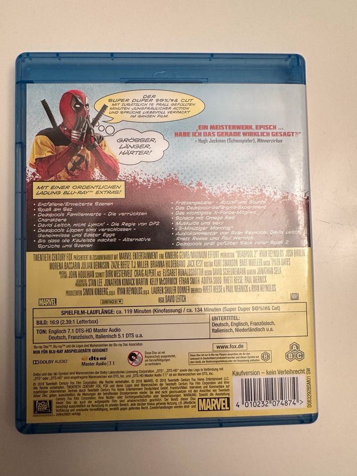 Deadpool 2 (Blu-Ray) in Karlstein