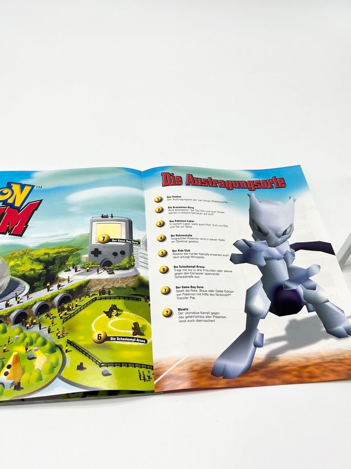 Nintendo 64 N64 Pokemon Stadium - Offizieller Spieleberater in Filderstadt