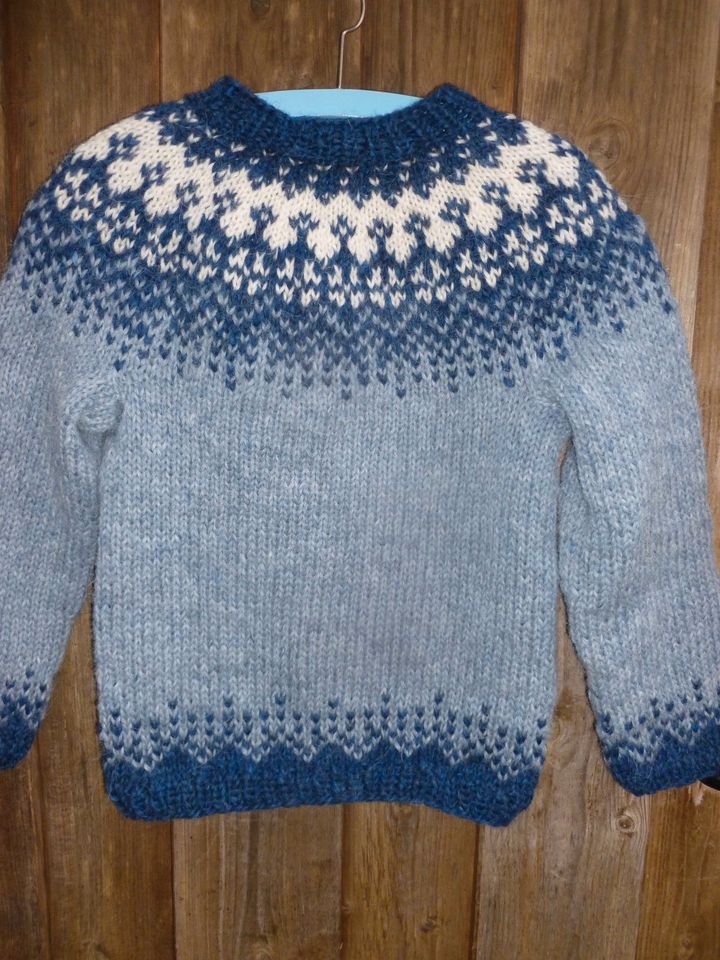 NEU! Islandpullover,Wollpullover,Größe 122-128, Plötulopi in Steyerberg