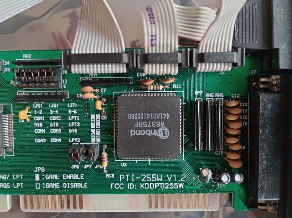 VLB Multi-I/O IDE Floppy Controller, DTK PTI-255W V1.2, Winbond in Lohmar