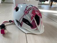 Fahrradhelm Mädchen Uvex weiß-rosa mit Blümchen Thüringen - Schmoelln Vorschau