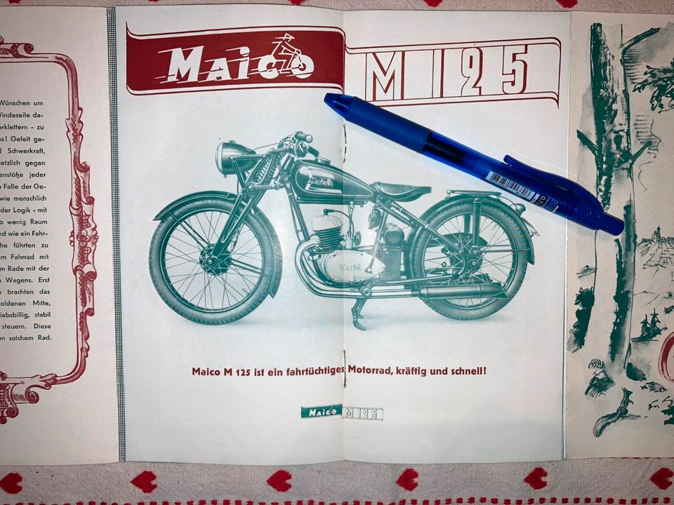 MAICO M 125 Oldtimer Motorrad Victoria Zündapp Mars Hulsman HMW in Monschau