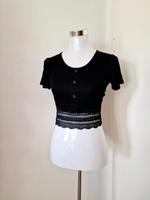 T-Shirt Boho Shirt Top Bluse Sommer Knöpfe Spitze Häkel gehäkelt Bayern - Kempten Vorschau