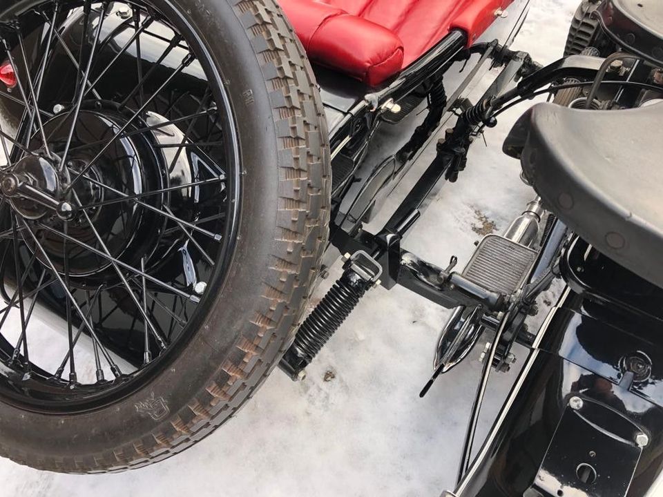 BMW R12 mit Stoye KS-Gelände Seitenwagen in Dresden