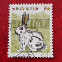 Schweiz Kaninchen Karnickel Stallhase Briefmarke #2232 Niedersachsen - Aurich Vorschau