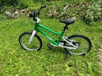 Woom 3 Kinder Fahrrad 16 Zoll grün Klingel Ständer Thüringen - Jena Vorschau