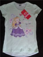 Prinzess Prinzessin T-Shirt Mädchen Pailletten-Applikation Gr 122 Baden-Württemberg - Meßstetten Vorschau