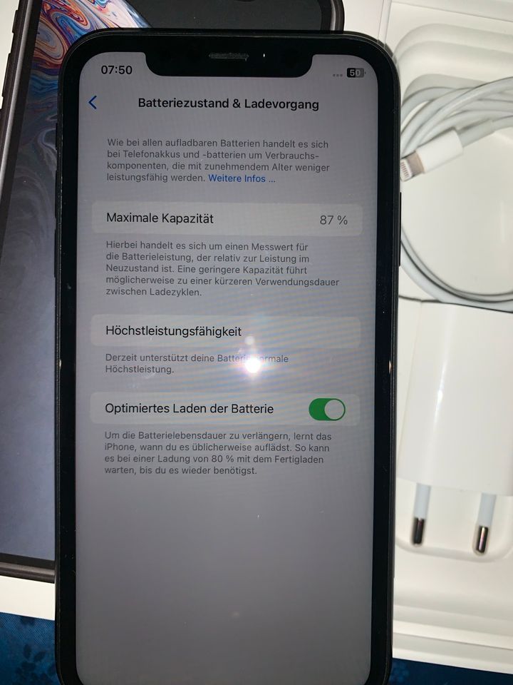 iPhone XR Black 64 GB - 87% Batterie in Neu Ulm