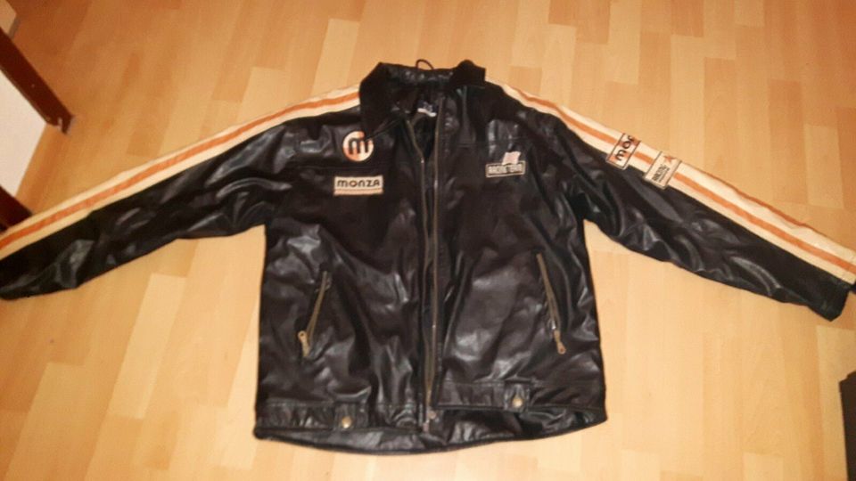 Motorrad Jacke "725" Grosse L .Kunstleder Retro Vintage in Wuppertal