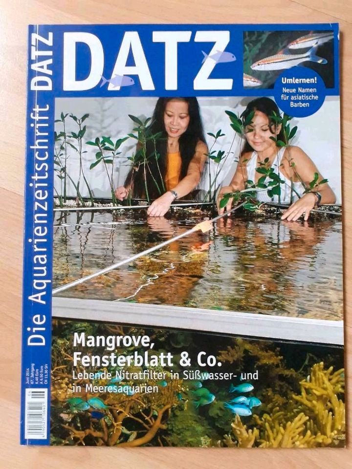 Zeitschrift DATZ - Die Aquarienzeitschrift Jahrgang 2014 in Zell unter Aichelberg