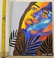 9 handgemalte Bilder - Experimente Studien Portrait - Acryl Brandenburg - Königs Wusterhausen Vorschau