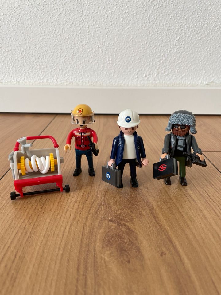 Playmobil Figuren Feuerwehr, TÜV Süd in Winzer