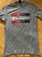Champion T-Shirt Herren Grau Aufdruck Logo  Baumwolle Gr. L Köln - Widdersdorf Vorschau