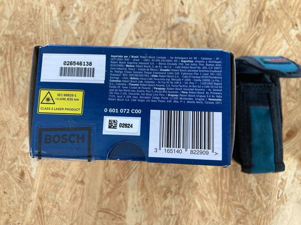 Laser-Entfernungsmesser Bosch GLM 50 C, OVP, gebraucht in Bad Kösen