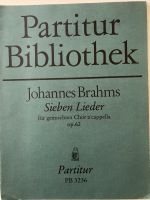 Brahms Sieben Lieder op. 62 Chor a Capella Noten Partitur Nordrhein-Westfalen - Ochtrup Vorschau