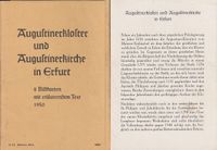 Augustinerkloster und Augustinerkirche in Erfurt 8 Postkarten1950 Thüringen - Birx Vorschau