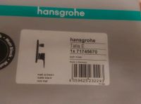 Hansgrohe Mischer Talis E 71745670 Wannenmischer schwarz matt Baden-Württemberg - Freudenstadt Vorschau