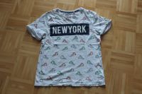 C&A T-Shirt weiß New York mit neon Gr. 158/164 Nordrhein-Westfalen - Unna Vorschau