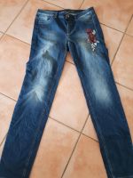 Taifun Stretch Jeans super skinny 38 Stickereien Nordrhein-Westfalen - Meckenheim Vorschau