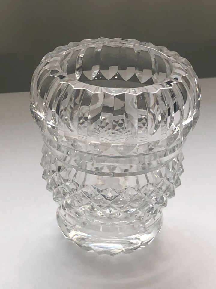 Vase aus Bleikristall, Kristallvase, schwer, neuwertig! in Koblenz