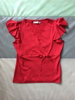 Chices rotes Shirt mit Rüschenärmeln, Größe L Schleswig-Holstein - Gnutz Vorschau