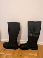 Kniehohe Stiefel schwarz Größe 38 H&M Bayern - Helmbrechts Vorschau