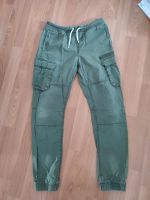 Junge Cargohose Schlupfhose Jogger Gr. 158 khaki Taschen Bayern - Tuntenhausen Vorschau