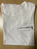 Weißes T-shirt mit Reißverschluss Täschchen an der Brust Wuppertal - Oberbarmen Vorschau
