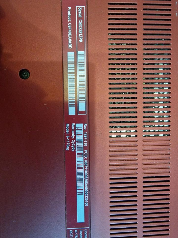 HP Envy 6 1170eg,  i5, 4 GB-Ram, +Netzteil Bastler in Mainz