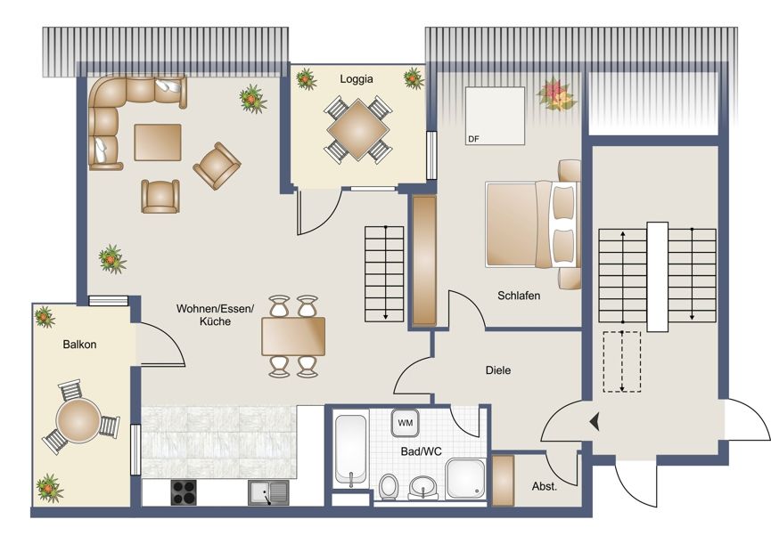 4-Zimmer Maisonette-Wohnung in Wehr - Kernsaniert und Hochwertig - Lift und Einzelgarage in Wehr