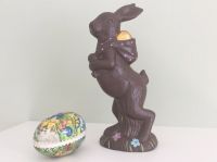 Ostern Hase aus Terrakotta in Schokoladenoptik angemalt Ei Deko Rheinland-Pfalz - Mommenheim Vorschau