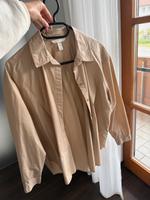Bluse beige braun H&M langarm langarmbluse Gr. M oversize Bayern - Cham Vorschau
