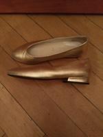 SALAMANDER Flache Lederschuhe gold Gr.4/37,nie getragen Berlin - Charlottenburg Vorschau