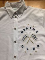 weiße Vintage Bluse Marine Club maritim Goldknöpfe Kragen unisex Berlin - Reinickendorf Vorschau