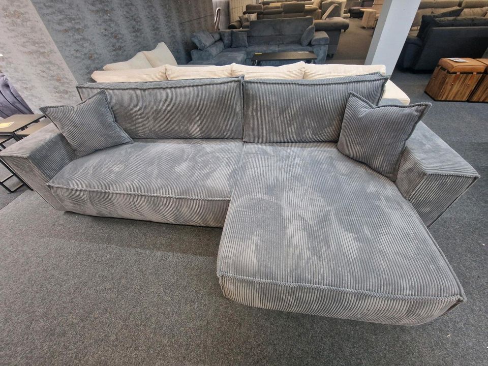 Sofa Ecksofa L-Form Funktionssofa Schlaffunktion Bettfunktion beidseitig montierbar wohnen Möbel Wurm in Osnabrück