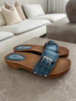 • ZARA • Clogs Sandalen slides Jeans look high Fashion Mode Berlin - Reinickendorf Vorschau
