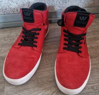 SUPRA Mid Top Sneaker Echtleder ROT Gr.43 / UK 8.5 NEUW Sachsen - Tharandt Vorschau