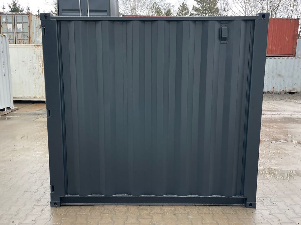 8ft Materialcontainer Lagerbox Lagercontainer neuwertig RAL 7021 in Freiburg im Breisgau