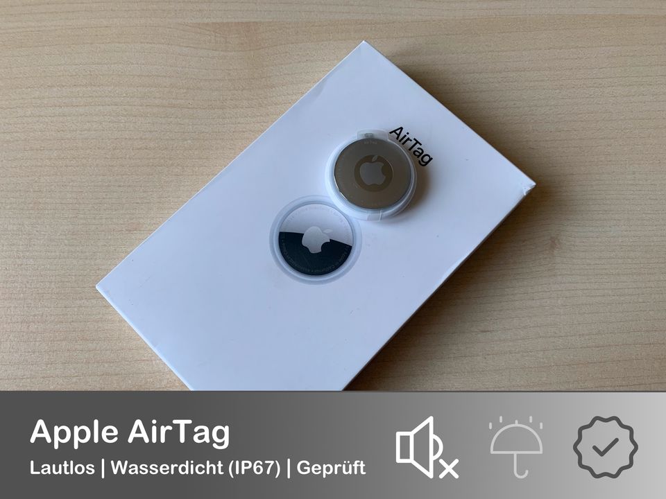 ⚪ Apple AirTag AirTags Lautlos Stumm Muted Silent Wasserdicht ☔ in Berlin