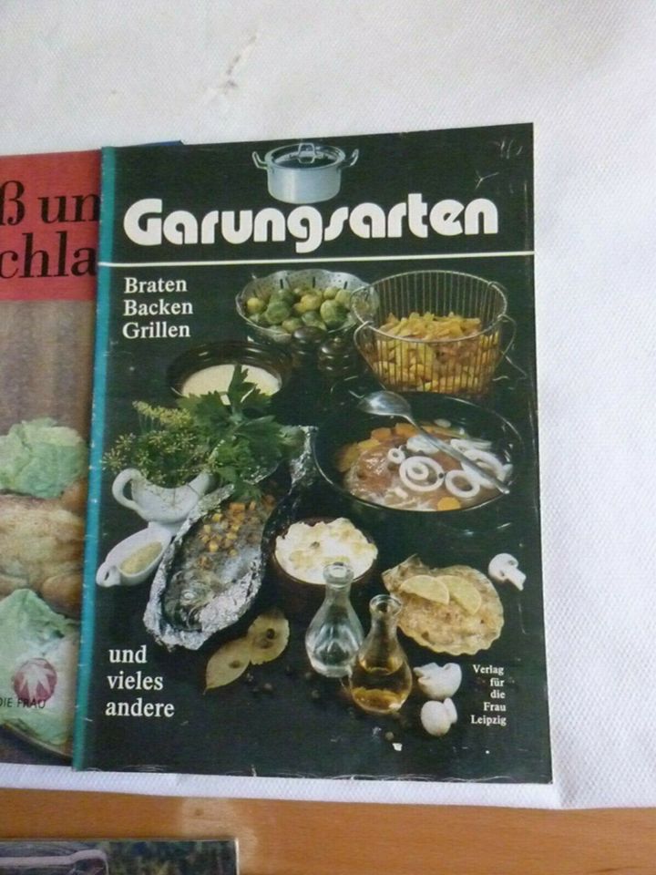 9 DDR- Back- Koch- Gemüse- Rezept- Hefte Verlag für die Frau in Halle