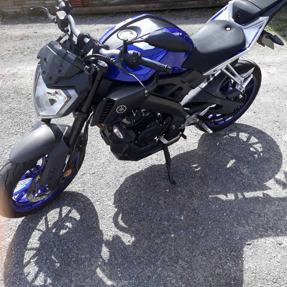 Yamaha MT 125, 8/2017, ABS in Irschenberg