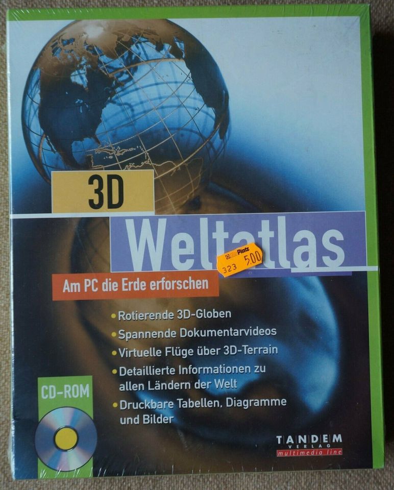 Tandem Verlag CD Software 3D Weltatlas Am PC die Erde erforschen in Ludwigshafen