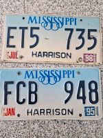 US Kennzeichen USA Autoschilder Plates Mississippi Köln - Nippes Vorschau