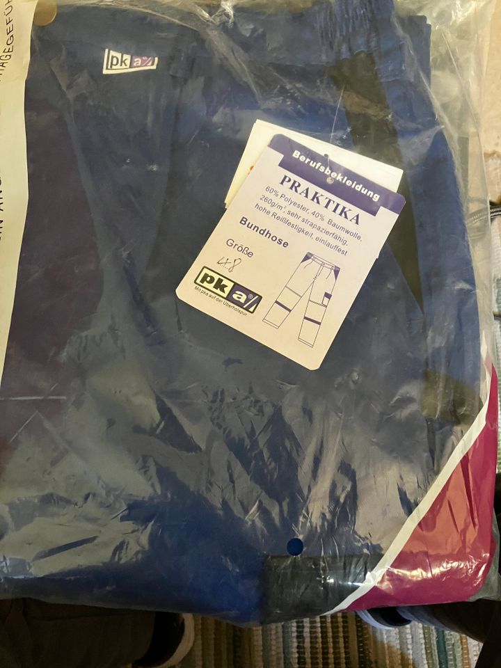 BUNDHOSE ARBEITSHOSE BLAU GRÖSSE 48 NEU originalverpackt in Grattersdorf